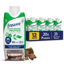 Plant-Based Vegan Protein Çikolata Beslenme Shake I Gluten-Free I Dairy-Free I Soy-Free Shake 12 Pack