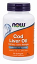 Şimdi Gıdalar Tamamlar, Cod Liver Oil, Ekstra Güçlü 1000 mg A & D-3, EPA, DHA, 90 Softgels