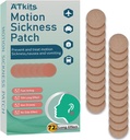40 Üretilen Hareket Hastalığı Patches, Anti Nausea Sea Hastaness Patch for Cruise, No Side Effects for Car and Boat Rides, Ships, Cruise and Airplane & Other Forms of Transport - for Yetişkinler and Kids (40 deploy)