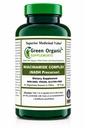 Green Organic Supplements Niacinamide, Niacin, NAD, NADH, High Absorbable, Non-GMO, Gluten-Free (Single)