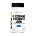 NutraBio Glucosamine Chondroitin & OptiMSM Supplement, Ortak Destek Formula - 120 Capsules (120)