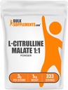 BulkSupplements.com L-Citrulline Malate 1:1 Powder - Citrulline Powder, Amino Acid Supplement - Unflavored & Gluten Free - 3g per Servings, 1kg (2.2 lbs) (Pack of 1)