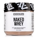 NAKED Chocolate Whey 1LB - All Natural Grass Fed Whey Protein Toz, Organik Cacao ve Coconut Şeker - Hayır GMO, Hayır Soy ve Gluten Ücretsiz, Yardım Büyüme ve Kurtarma - 12 Hizmetler