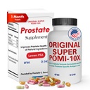 Original Super POMI 10X Prostate Supplements for Men | This Formula with Pomegranate | Turmeric, and Green Tea | Supports Prostate Health and Promotes Urinary Comfort | Lower Your PSA, 90ct