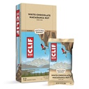Clif Bars - Enerji Barları - Beyaz Çikolata Macadamia Nut Flavor - Organik Oats - Plant bazlı Gıda - Vejetaryen - Kosher (2.4 Ounce protein Bars, 12 Kont) Ambalaj Vary