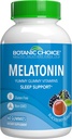 Botanic Choice Melatonin Gummies, 60 Count - Daily Supplement for Sleep Support