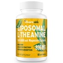 L-Theanine 800 mg Supplement with GABA and Magnezyum Glycinate - Doğal bileşikler, Uyku ve Rahatlama (60 Softgels)