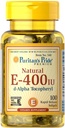 Puritan'ın Gurur Vitamini E 268 mg Karma Tocopherols Natural Immune Support by Pride®, 400 IU /, 100 Kont