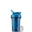 BlenderBottle Classic V2 Plastic Shaker Bottle 20 oz Ocean Blue
