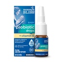 Anne'nin Bliss Bebek Probiyotikleri + Vitamin D Drops, Supports Digestive Health & Immune Function*, 400IU Vitamin D , Supports Bone Development*, Newborns+, Flavorless, 0.34 Fl Oz (30 hizmet)