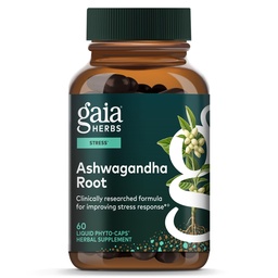 Gaia Herbs Ashwagandha Root - Stres Relief & Sleep Support Supplement - Supports Balanced Energy Levels & Pozitif Outlook* - 60 Vegan Sıvı Phyto Capsules (30-Day Supply)