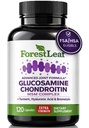 Glucosamine Chondroitin MSM Kompleksi - Üç Güç 1200 mg Turmeric, Hyaluronic Acid ve Bromelain için Kas Flexability - 120 Caps