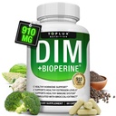 Dim Supplement 910 mg Plus BioPerine Kompleksi - Hormon Dengesini ve Estrogen Metabolism'i Desteklemek için Diindolylmethane, Menopause Acne Pluto Better Skin Body Building, for Men Women, 60 Capsules