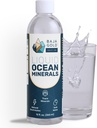 Baja Gold Liquid Trace Mineralleri - Su ve Gıda için Saf Okyanus Tabanlı Mineraller | Dengeli Tadı | Mineral-Rich Saline Çözüm & Oral Cleanse | 12 fl oz, 90-Day Supply.