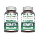 Amazing Formulas Melatonin Supplement | 5 Mg Per | 180 Tablet | Non-GMO | Gluten Free | Made in USA | Pack of 2