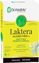 Dr. WellMe Laktera Allergy-Free Probiotics – 30 Capsules, 12B CFU Goat’s Milk Probiotic Formula, Immune & Gut Health Supplements – Low Lactose, Gluten-Free for Adults & 7+ Children