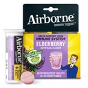 Airborne Elderberry + Zinc & Vitamin C Effervescent Tablets, Immune Support Supplement with Powerful Antioxidant Vitamins A C E, 20 Fizzy Drink Tablets, Elderberry Flavor