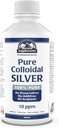 Colloidal Silver 10ppm 600 ml - Colloidal Silver Liquid Minerals Trace Mineralleri - Colloidal Copper Supplements - Gümüş Colloidal Mineraller Sıvı - Kanada'da Yapılan ve Made in Canada