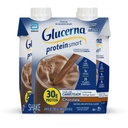 Glucerna protein Smart Diyabet Care Shake, Chocolate, Diabetic Meal Change to Support Blood Sugar Management, 30g Protein, 150 Calories, içmeye hazır, 11-fl-oz Şişe, 4 Pack