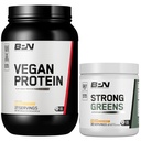 BARE PERFORMANCE NUTRITION BPN Vegan Vanilla proteini + Güçlü Yeşiller Pineapple Coconut