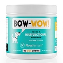 NovaFerrum Bow Wow | 18-in-1 Köpekler için Demir Supplement ile Çok fonksiyonlu | Anemi | Glucosamine | Probiyotikler | Antioksit | Tavuk Flavor | 90 Chews
