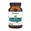 Himalaya Organik Ashwagandha, 90 Day Supply, Herbal Supplement for Stress Relief, Energy Support, Occasional Sleepless, USDA sertifikalı Organik, Non-GMO, Vegan, Gluten Free, 670, 90 Caplets