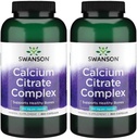 Swansonuba Citrate Kompleksi Kas Bone Health Support Mineral Supplement 300 Capsules (2 Pack)