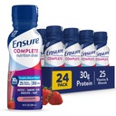 COMPLETE Strawberry Beslenme Shake, Tamam, Dengeli Meal Makyaj, İçmeye Hazır, 30g Protein, 25 Vitamin & Minerals, 10 fl oz -24 Pack