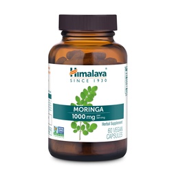 Himalaya Moringa - Herbal Superfood Antioksis Supplement Sağlık, Vitality ve Oxidative Stres - Vegan, Non-GMO, Gluten Free, 1000 mg, 60 Capsules