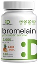 Bromelain Supplement 2,000mg Per, 240 Capsules - Fresh Pineapple'den Doğal Proteolytic Enzymes - Destekler Nutrient Digestion