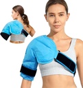 Soğuk Buz Paketi Rotator Cuff Cold Therapy, Reusable Omuz Arm Gel Pack Hot Cold Compress Pain Relief for Injuries, Recovery After Surgery, Tendonitis, Left Right Omuz omuz omuz omuzları için sırt üstü,