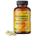 Futurebiyotiks Glucosamine Chondroitin Turmeric & MSM Gelişmiş Ortak Formula, Sağlıklı Ortaklar ve Hareketliliği Destekler - Non-GMO, 90 Capsules