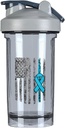 Prostate Kanser Farkındalık Amerika Bayrak 18 Ounce Shaker Şişe İçgörü Leak-proof Pre Workout Protein Shakes Meal Emekli Shakes Şişes 500ML/18 Oz Gray