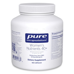 Pure Encapsulations Women's Nutrients 40+ - Multivitamin for Women Over 40 to Support Urinary Tract Health, Breast Cell Health & Eye Integrity* Vitamin C & E - Gluten-Free & Non-GMO - 180 Capsules