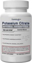 Üstün Laboratuvarlar 100 mg, Pure Non-GMO Electrolyte Mineral, Katkı Ücretsiz, Kidney Stone & PH Support, Kas Cramp Relief, Heart & Nerve Function, alkalining Balance, 120 Veg Caps