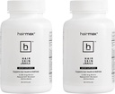 Hairmax for Hair, Skin and Nails Dietary Supplement – Hair Loss and Hair Regrowth Treatment for Women and Men. Contains 2500mcg Biotin, DHT Blocker, MSM & Antioxidants, Pack of 2 Bottles