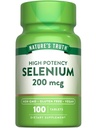 Nature's Truth Selenium 200 mcg Supplement | Essential Mineral High Potency Tabletleri | Vegan, Non-GMO & Gluten Free