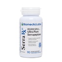 Serra-RX 40,000 SPU Serrapeptase - Acid-Resistant Proteolytic Systemic Enzyme, Non-GMO, Gluten Free, Vegan, 90 Veg Capsules