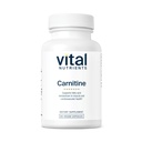 Vital Nutrients Carnitine 500 mg | L-Carnitine Supplement for Heart Health Support | Vegan Energy Support Supplement | Gluten, Dairy, Soy Free | Non-GMO | 60 Capsules