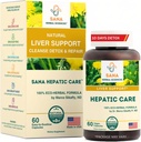 Active Liver Cleanse & Detox – 1800mg Herbal Formula with Organic Milk Thistle, Turmeric & Dandelion Root – Supports Fatty Liver Repair & Daily Liver Health – by Sana Herbal