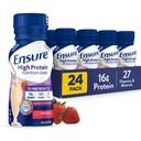 Yüksek protein Strawberry Beslenme Shake'yi sağlamak, içmeye hazır, 16g protein ve 27 Vitamin ve Minerals, 8 fl oz, 24 Pack