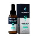 COMPASS LABORATORY Ashwagandha Liquid Drops - Mood Support and Wellness Supplement - Natural Cortisol Manager and Immune Booster - 2 fl oz