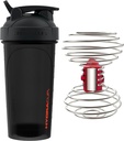 HydraCup Power Shaker w/Weighted Whisk, 28oz - Faster Mix, Less Shaking Required, Clump-Free protein Shakes, Shaker Cup (Polypropylene, Black)