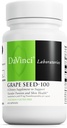 DAVINCI Labs Grape Tohum-100 - Diyetsel Supplement Immune System, Vascular Fonksiyonları ve Sağlıklı Skin* - 100 mg Grape Tohumu Servisi başına - Gluten-Free - 60 Vegetarian Capsules