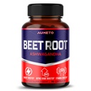 Beet Root Capsules with Ashwagandha – Support Energy, Endurance & Performance – 90 Count (Pack of 1)