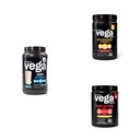 Vega Sport Routine Sche - Premium Vanilla protein Toz (20 hizmet) Strawberry Lemonade Preworkout Energizer (25 hizmet) ve Lemonade Electrolyte Hydration (50 hizmet)