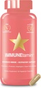 HAIRtamin IMMUNEtamin Immunity Booster Capsules with Respiratory Support | Natural Immune Support Supplement & Antioxidant | Daily Multivitamin w/Elderberry, Vitamin C, Zinc, Vitamin D3