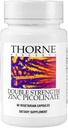 Thorne Research - Zinc Picolinate 30 Milligram (Formerly Double Strength Zinc Picolinate) - Well-Absorbed Zinc Supplement For Immune Function - NSF Certified For Sport - 60 Capsules