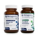 Metagenics Bundle - D3 5000 & PhytoMulti Without Iron - 120 Softgels of D3 5000 for Immune Support, Bone Health & Heart Health - 120 Tablets of PhytoMulti Without Iron for Overall Health & Aging