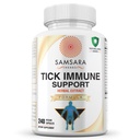Samsara Herbs Tick Immune Support - Japanese Knotweed, Cats claw, Andrographis, Cryptolepis, Sarsaparilla, Resveratrol, Tick Bite Support 240 Capsules